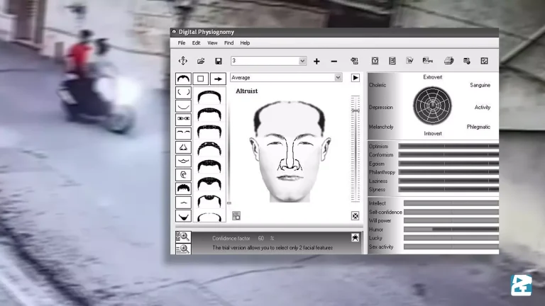 نرم افزار چهره نگاری Digital Physiognomy